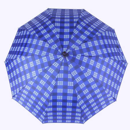 Umbrella - a semiautomatic “cage” cane, 10 spokes, r = 60 cm, color mix-6