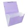 Folder Carder Calligrata watercolor 13 department. A4 plastic 0.7mm lavender, black resident