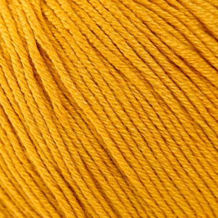 Yarn "Baby Cotton" 50% acrylic 50% cotton 165m/50g (433 saffron)-2