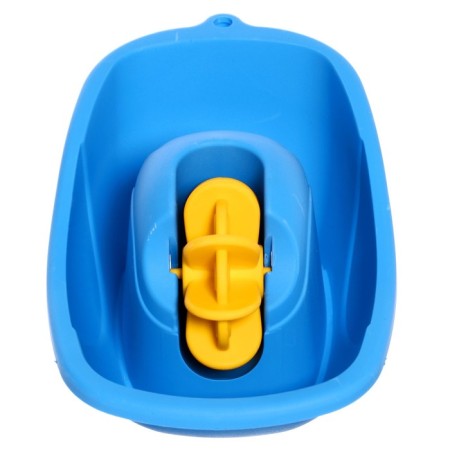 Soft boat, with a turntable, blue color-3