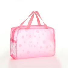 Lightning cosmetic bag, pink color