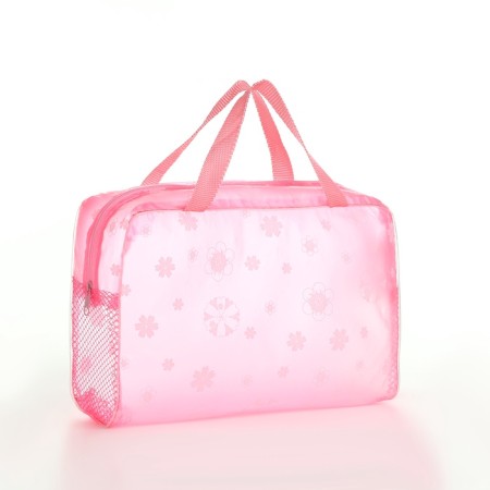 Lightning cosmetic bag, pink color