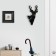 Nast-light decor "Deer" 30 x 14 cm, black