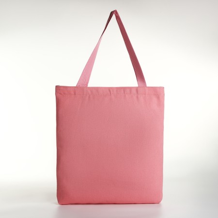 Soper bag with lightning, from textiles, pink color-1