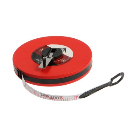 Roulette geodesical scrap, fiberlass tape, closed case, 30 m x 13 mm