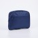 Lightning cosmetic bag, external pocket, blue color