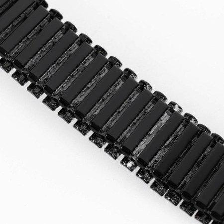 Solomon watch strap, 22 mm, metal, L-16 cm, black-1