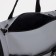 Sports bag with lightning, 2 outer pockets, gray color