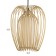 Lamp Bayerlux "Mediana" E27 40W gold 21x21x26-126cm