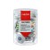 Davente Core eraser, synthetics, 37 x 37 x 10 mm, round, plastic holder, white (barcode on each eraser)