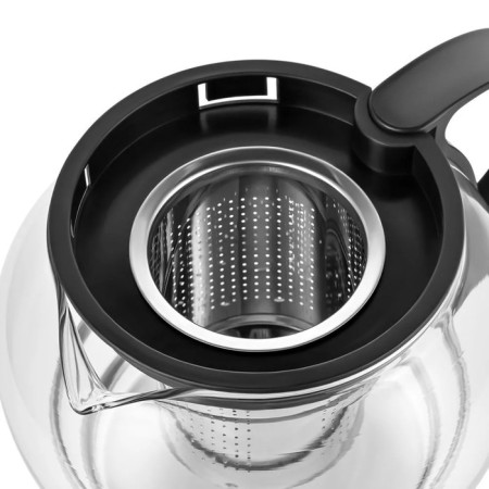 Tea kit KitFort KT-6178, glass, 2/1 l, 1500 watts, black-1