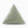 Pillow Ethel "Triangle" d = 40 cm, central green