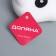 Body sponge "Panda", white color