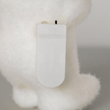 LED figure "Bear in a hat" 9 × 23 × 7 cm, phlock, battery CR2032x2 (not in the kit), glow warm white-2