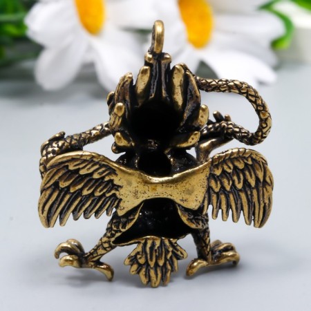 Souvenir brass "Garuda" 4,1x3.5 cm-2