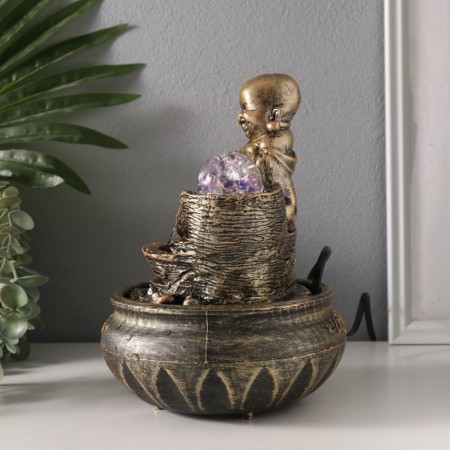 The desktop fountain from the network, the backlight "Hothei. Well -being" 16x16x22 cm-4