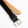 Children's belt, width 3 cm, screw, buckle metal, black color