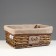 Stelly "walnut" basket, 340 x 250 x 150 mm, brown