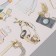Photo album 25 sheets (stickers+rings) "Wedding day" embossing gold 19x27x3 cm