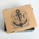 Gift folding box, packaging, "sea", 31.2 x 25.6 x 16.1 cm