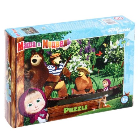 Puzzle "Masha and the Bear - 2", 80 elements, mix-12