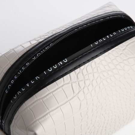 Lightning cosmetic bag, gray color-2