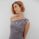 Women's dress on one shoulder minku: casual collection color gray, pr 46
