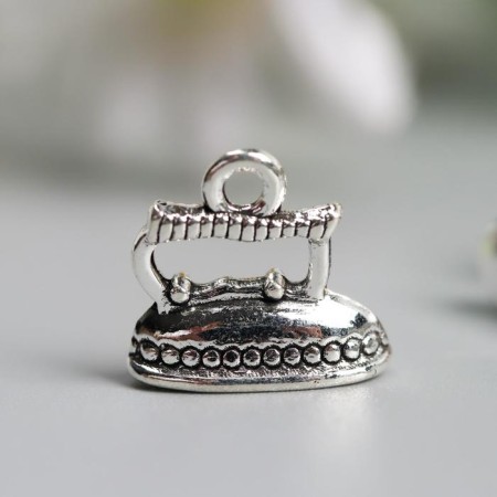Decor for creativity Metal "iron" silver 1.3x1.4 cm