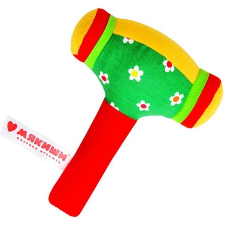 Developing soft toy "Schujamishi. Hammer ", mix-1