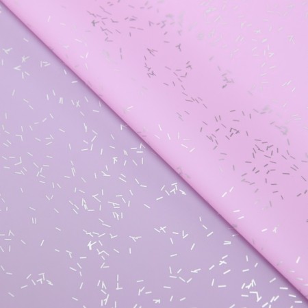 Flower film, "Star Sky", purple, 57x57 cm-1