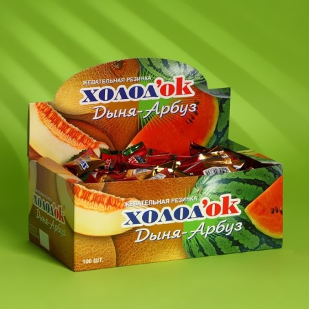 Chewing gum "Khilok" with the taste of watermelon-yoke, 3.5 g