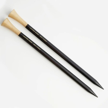 Straight knitting needles Lantern Moon - 35 cm/6.00 mm 350187