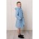 A robe for a boy with a hood, height 116 cm, blue, Makra