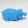 The squeak of "Funny pig" for dogs, grunting, 19 cm, blue