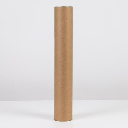 TUBUS 76x490 mm (470 mm intra -height), dense cardboard, metal cover
