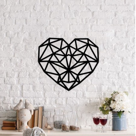 Metal panel "heart" 40x35 cm