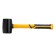 Rubber Kiyanka Denzel 11144, Black, Fiberglass handle with TPR coating, 450 g
