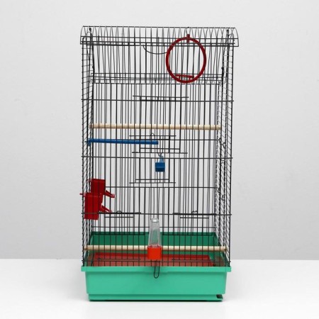 Fine Cage "Fiona", 4 tiers, 48 ​​x 38 x 65 cm, mix of flowers-1