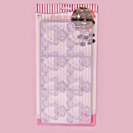 Form for chocolate and sweets 28 × 14 cm "Bear in love", 8 cells-5
