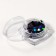 Sequins for decor "heart", black/holographic color