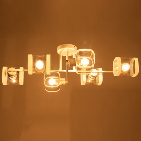 Chandelier gallop "tonny" 6x60W E27 white-3