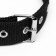 Two -layer collar with a swivel 58 x 3 cm, polyester, black