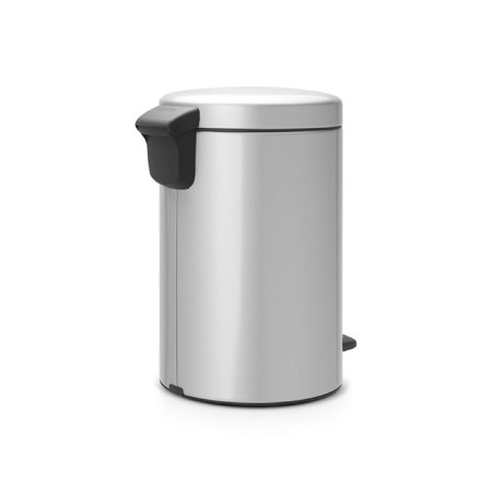 Brabantia Newcon bucket, plastic inner bucket, pedal, color gray metallic, 12 l-2