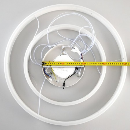 Suspended Citilux “duet” CL719640, 60x60x17 cm, 1x108W, LED, white color-24
