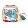 Developing bisicubic soft "animals", rattle, squeaks, rustling, crumb I