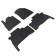 Rubber rugs ’grid’ for Toyota Land Cruiser 200, 2007-