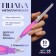 Metal peel-trimmer for nails, rubberized handle, with a protective cap, 19 cm, color mix