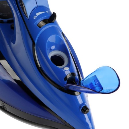 Iron Kelli KL-1650C, 2600 W, ceramic sole, wireless, 320 ml, blue-6