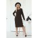 Women's dress, size 50, brown color