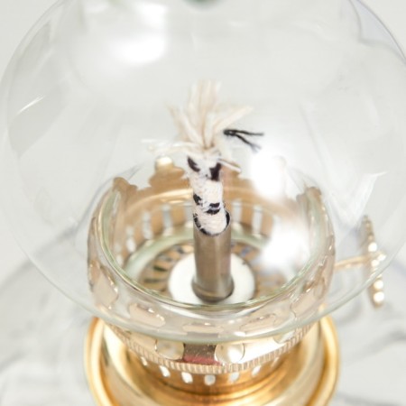 Kerosene lamp decorative transparent 9x9x18 cm risalux-6